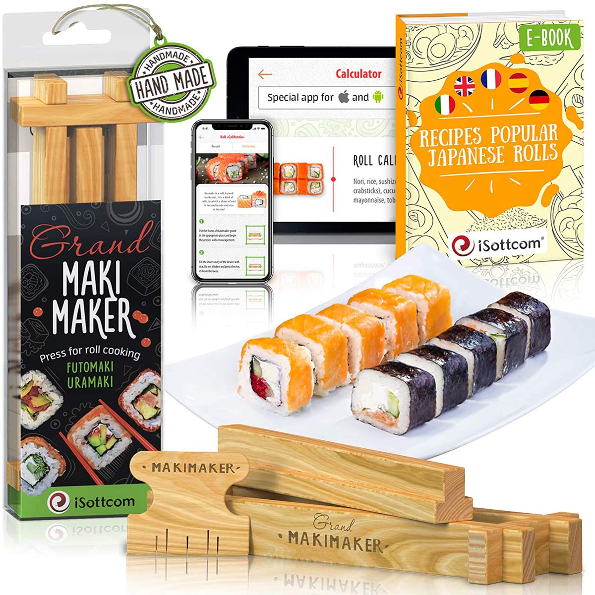 iSottcom Sushi-Making Kit | kinderleicht Sushi selbst machen!