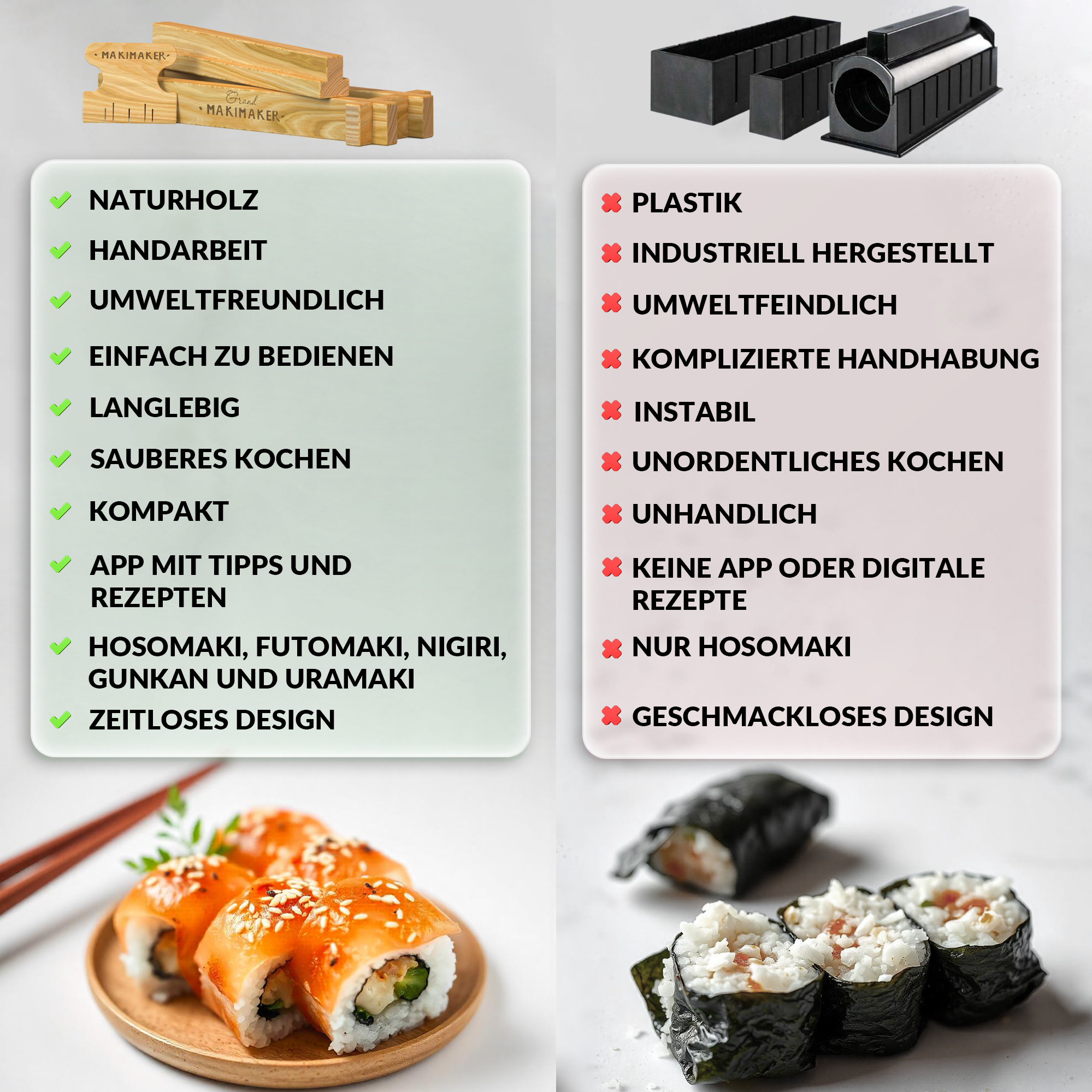 iSottcom Sushi-Making Kit | kinderleicht Sushi selbst machen!