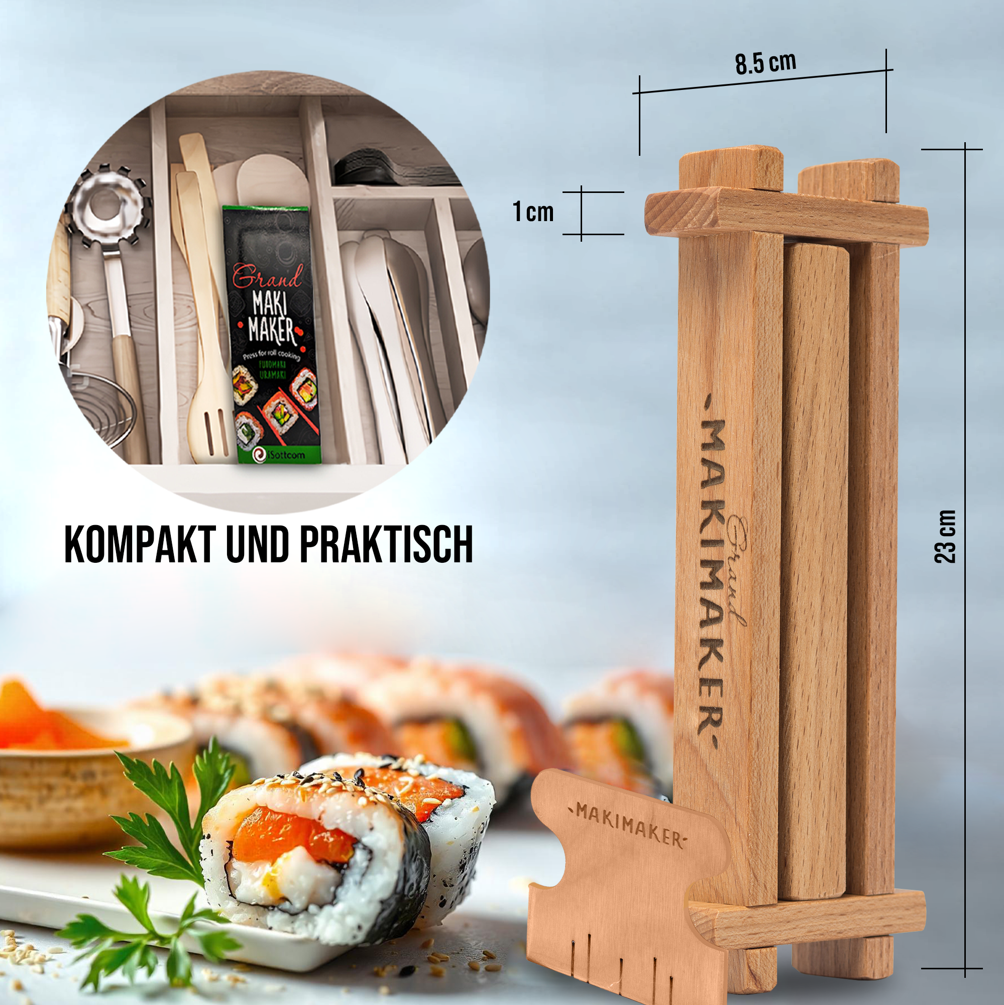 iSottcom Sushi-Making Kit | kinderleicht Sushi selbst machen!
